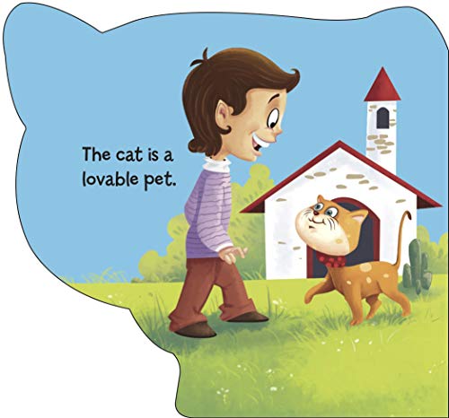 Board Book : Cat ( Animals and Birds ) - Cutout Board Books (Board book)