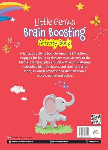 Little Genius Activity Book for Kids: Kids’ Brain Boosting | Creative Learning | Fun Activities | Brain Teasers | Interactive Learning; 6+ Age (Paperback)