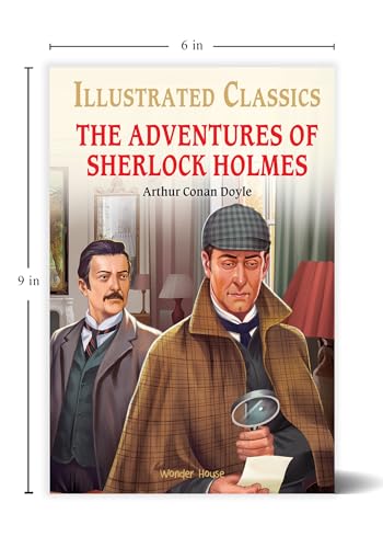 The Adventures of Sherlock Holmes Illustrated Abridged Children Classics English Novel with Review Questions Hardback (Hardcover)