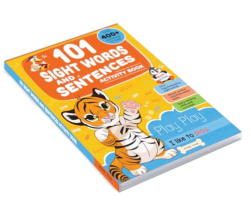 101 Sight Words and Sentences: Activity Book for Children | 400+ Sentences to Read and Practice | Ages 4–7 | Build Early Reading Fluency with Fun Exercises (Paperback)