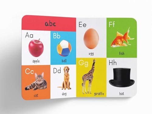 My First 4 in 1: Alphabet, Numbers, Colours, Shapes | Padded Board Book for Kids | Learn ABC, 123, Basic Colours & Shapes with Bright Pictures | Early Learning Book for Babies, Toddlers & Preschoolers (Hardcover)