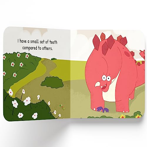 My First Dinosaur Board Books – Boxed Set of 8: T. rex, Triceratops, Stegosaurus, Spinosaurus, Diplodocus, Ankylosaurus, Parasaurolophus & Iguanodon | Brightly Illustrated Dino Books with Fun Facts & Easy Text | Sturdy Board Books for Toddlers & Pres