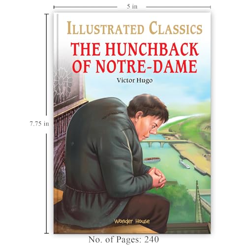 The Hunchback of Notre-Dame for Kids : Illustrated Abridged Children Classic English Novel with Review Questions (Hardcover)