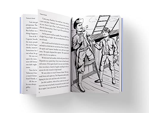 Treasure Island : llustrated Abridged Children Classic English Novel with Review Questions (Hardback) (Hardcover)