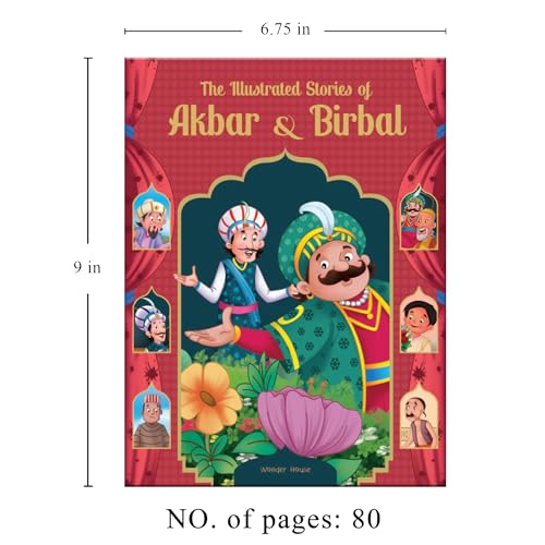 The Illustrated Wisdom Tales from India for Children (Boxed set of 3 Books)-Tenali Rama |Akbar and Birbal | Mulla Nasruddin: Collection of 3 Books (Illustrated Story Books) (Hardcover)