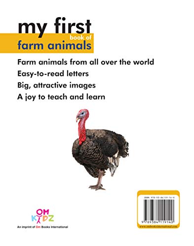 My First Book of Farm Animals for Children: Early Learning with Cows, Horses, Ducks & More | Friendly Creatures on the Farm | Bright Pictures and Simple Names | Develop Vocabulary & Recognition | Inte (Board book)