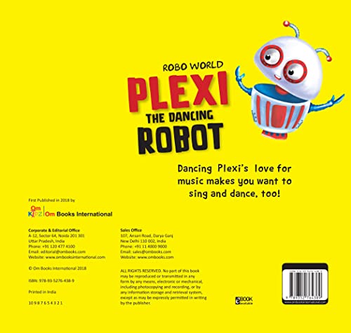Board Book : Robo World - Plexi The Dancing Robot - Cutout Board Books (Hardcover)