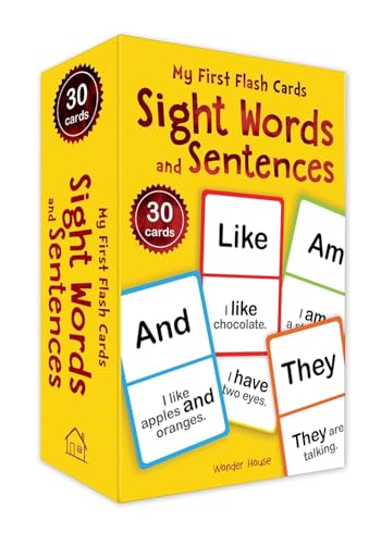 Wonder House My First Flash Cards: Sight Words and Sentences for Cognitive Skills (Flash Cards For Children) (Card Book)