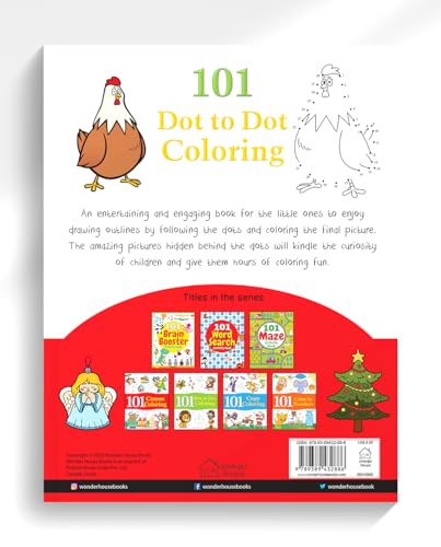 101 Dot To Dot Coloring: Fun Activity Book For Children (Hardcover)