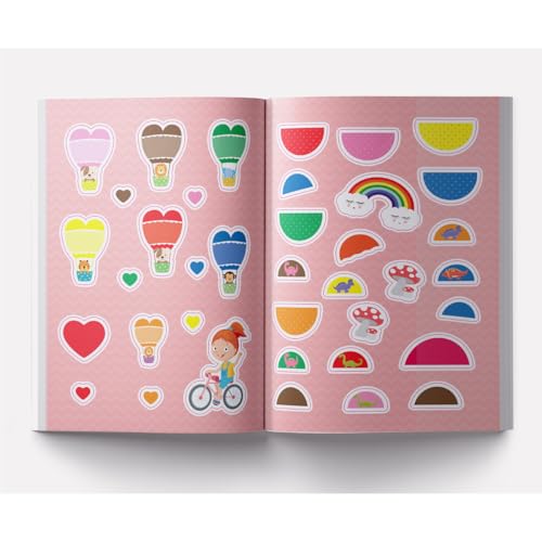 My First Shapes and Colours Sticker Book: Exciting Sticker Book With 100 Stickers (Hardcover)