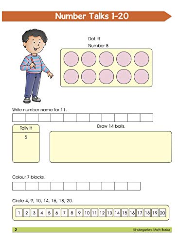 Math Basics: Fun-Filled Activities Book for Kindergarten Kids | Smart Scholars | Interactive and Learning | Engaging | Made Fun ; 5+ Ages (Paperback)