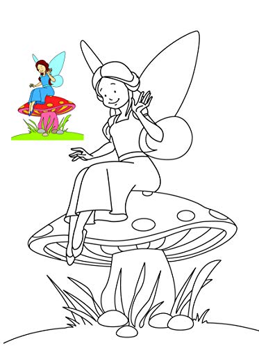 Colouring book : Copy Colouring Book Fairies (Colouring book for kids) (Paperback)