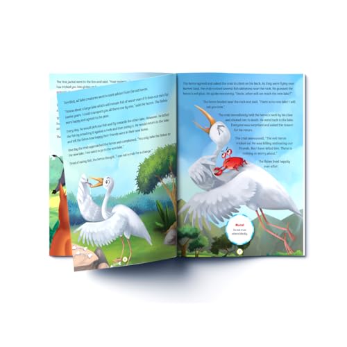 Short Stories From Panchatantra - Collection of 10 Books: Abridged Illustrated Stories For Children (With Morals) (Paperback)