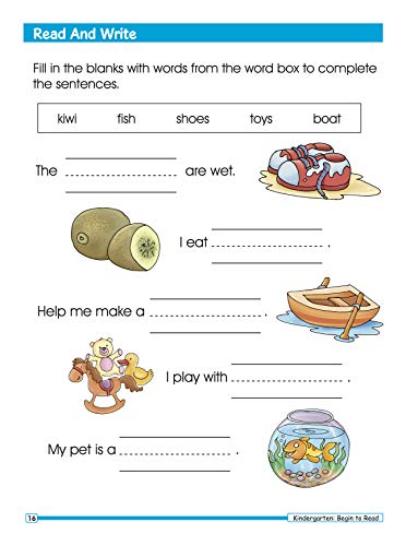 Activity Book : Kindergarten : Smart Scholars- Kindergarten Begin To Read Fun-filled Activities (Smart Scholars Series) (Paperback)