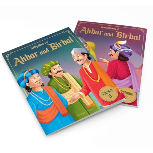 Witty Stories of Akbar and Birbal - Collection of 10 Books: Illustrated Humorous Stories For Kids (Paperback)