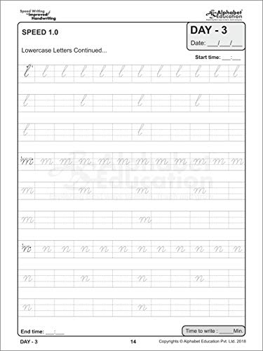 Speed Writing In Improved Handwriting - Cursive writing - Book A (For Age 6-9 Years) - Cursive handwriting practice book (Paperback)