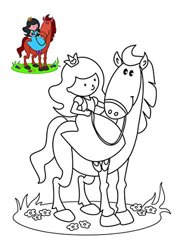 Colouring book : Copy Colouring Book Princess (Colouring book for kids) (Paperback)