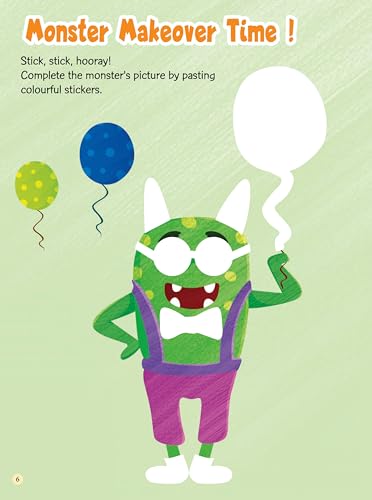 Monster Mischief: Fun Stickers and Spooky Surprises | Sticker Activity Book (Paperback)