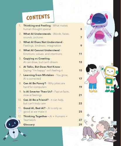 AI: My First Guide to AI - Can AI Think Like Us? | Beginner’s STEM Book for Kids | Learn Artificial Intelligence, Human vs Machine Thinking & Future Tech | Educational Guide for Ages 8+ (Paperback)