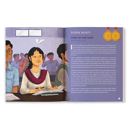The Padmas: Fifty Stories of Perseverance | Illustrated Biographies of Padma Awardees | A.P.J. Abdul Kalam, Indra Nooyi, Milkha Singh and more | Ages 8+ (Paperback)