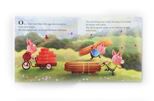 My First 5 Minutes Fairy Tales Three little pigs: Traditional Fairy Tales For Children (Abridged and Retold) (Paperback)
