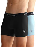 U.S. Polo ASSN. Mens OET012 Elastic Waistband Ribbed Solid Underwear Trunks - Pack of 2 (₹647.00 with 19 percent savings)