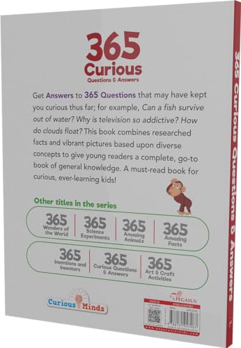 365 Facts Amazing Curious Encyclopedia for Kids 6+ | Fun & Educational Facts for Young Minds | Perfect Gift for Curious Kids & Animal Lovers (Hardcover)