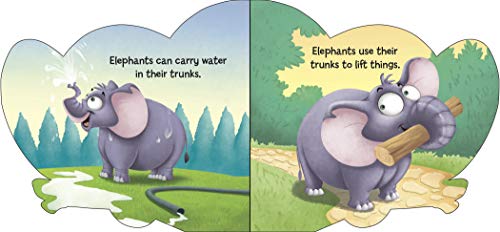 Board Book : Elephant ( Animals and Birds ) - Cutout Board Books (Board book)