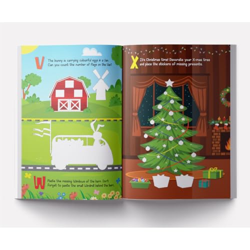 My First ABC Sticker Book: Exciting Sticker Book With 100 Stickers (Paperback)