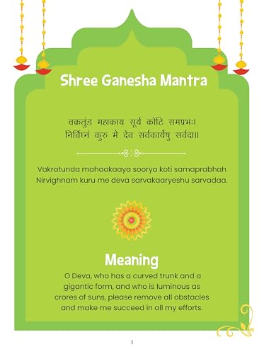 Shlokas and Mantras for Kids - Activity Book for Children with Stickers Inside | Discover India's Rich Culture and Tradition - Learn | Explore | Grow | Illustrated Book | (Paperback)