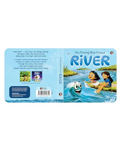 My Flowing Blue Friend - River | Colourful, Illustrated Board Books | Kids Learn About Nature | Taking Care of River and Earth | Puzzle at the End | Age 3+ (Board book)