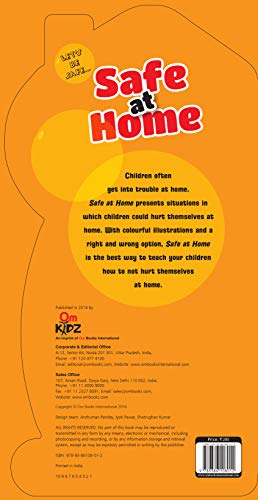 Board Book: Safe at Home (Let's be Safe) (Hardcover)