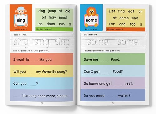 101 Sight Words and Sentences: Activity Book for Children | 400+ Sentences to Read and Practice | Ages 4–7 | Build Early Reading Fluency with Fun Exercises (Paperback)
