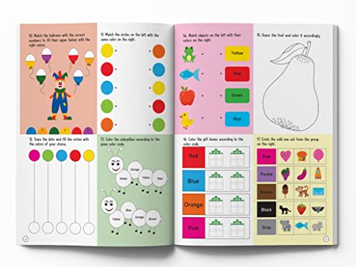 201 Brain Booster Activity Book - Fun Activities and Exercises For Children | Tracing & Pattern, Colors & Shapes, Maze | Ages 5 and up | 1.5 hours of fun time