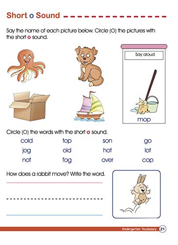 Activity Book : Kindergarten : Smart Scholars- Kindergarten Vocabulary Fun-filled Activities (Smart Scholars Series) (Paperback)