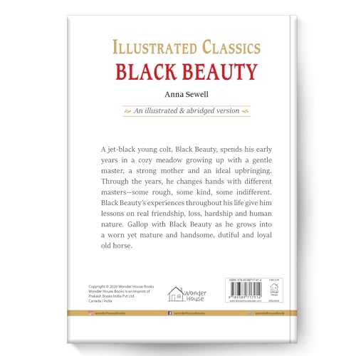 Black Beauty: Illustrated Abridged Children Classics English Novel With Review Questions (Hardback) (Hardcover)