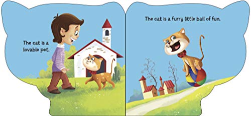 Board Book : Cat ( Animals and Birds ) - Cutout Board Books (Board book)