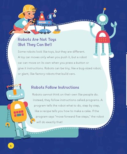 Robotics: The First Guide to Robotics - What are Robots? | Beginner’s STEM Book for Kids | Introduction to Robots, Types & Uses | Educational Guide for Ages 8+ (Paperback)