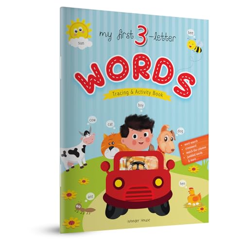 My First 3-Letter Words: Tracing and Activity Book for Kids | Learn to Read, Write & Recognize Words | Ages 3–5 | Early Literacy Made Fun (Paperback)