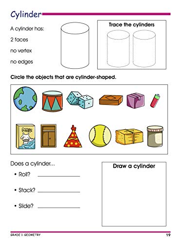 Activity Book : Grade 1 : Smart Scholars Grade 1 Geometry Fun-filled Activities (Smart Scholars Series) (Paperback)