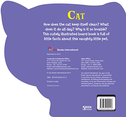 Board Book : Cat ( Animals and Birds ) - Cutout Board Books (Board book)