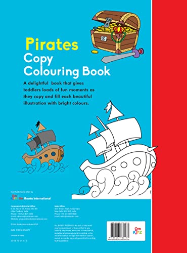 Colouring book : Copy Colouring Book Pirates (Colouring book for kids) (Paperback)