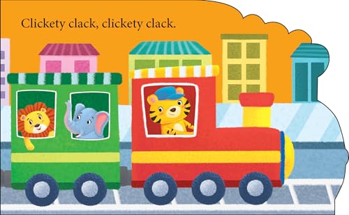 Cutout Board Book : Train Engine - Small Wheel for Children's Activity | Picture | Cute Rhymes | Wonderful Gift for Kids; 1+ Ages (Board book)