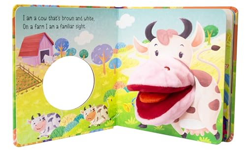 The Singing Cow Hand Puppet Book for Children: Animal Hand Puppet Board Book for Babies | Fun Interactive Cow Toy Book | Touch and Play Story | Animal-Themed Picture Book for Kids; 1+ Ages (Board book)