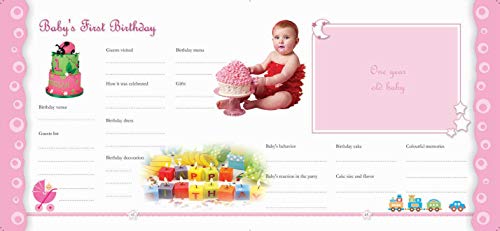 Record Book: Baby Record Books for Girls (Pink): Pink book (Hardcover)