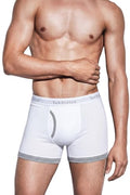 Van Heusen Men’s Cotton Trunk Pack of 1 | Fashion Trunk with contrast colors |Super Combed Cotton for softness | Open Front Fly | Moisture‑Wicking | Sweat Absorbant | All‑Day Fresh Technology |Long La (M)