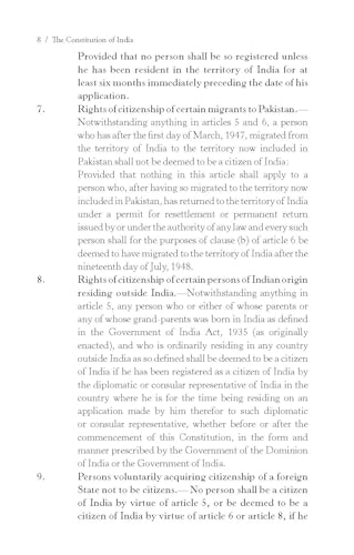 The Constitution of india | Human rights | Fundamental rights | Secularism (Paperback)