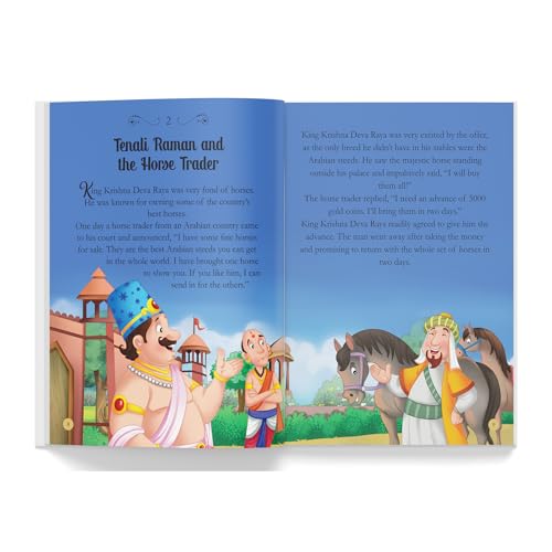 The Illustrated Wisdom Tales from India for Children (Boxed set of 3 Books)-Tenali Rama |Akbar and Birbal | Mulla Nasruddin: Collection of 3 Books (Illustrated Story Books) (Hardcover)
