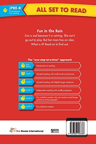 All set to Read-Level Pre-K Fun in the Rain- READERS (Paperback)