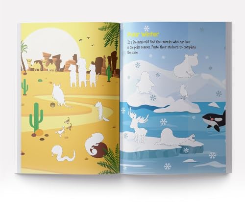 My First Animal Sticker Book: Exciting Sticker Book With 100 Stickers (Hardcover)